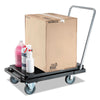 deflecto® Heavy-Duty Platform Cart, 300 lb Capacity, 21 x 32.5 x 37.5, Black Platform Trucks - Office Ready