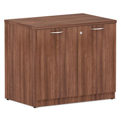 Alera® Valencia™ Series Storage Cabinet, 34.3w x 22.88d x 29.5h, Modern Walnut