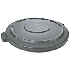 Rubbermaid® Commercial Round Brute® Lid, 26.75" Diameter, Gray