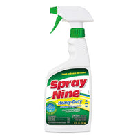 Spray Nine® Heavy Duty Cleaner/Degreaser/Disinfectant, Citrus Scent, 22 oz Trigger Spray Bottle, 12/Carton Cleaners & Detergents-Degreaser/Cleaner - Office Ready
