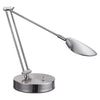 Alera® Adjustable LED Task Lamp with USB Port, 11w x 6.25d x 26h, Brushed Nickel Desk & Task Lamps - Office Ready