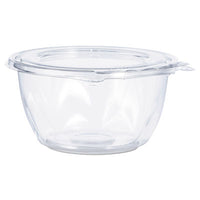 Dart® SafeSeal™ Tamper-Resistant, Tamper-Evident Bowls, Tamper-Evident Bowls with Flat Lid, 16 oz, 5.5