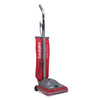 Sanitaire® TRADITION™ Upright Vacuum SC688A, 12" Cleaning Path, Gray/Red Upright Vacuum Cleaners - Office Ready