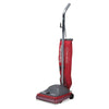 Sanitaire® TRADITION™ Upright Vacuum SC688A, 12" Cleaning Path, Gray/Red Upright Vacuum Cleaners - Office Ready