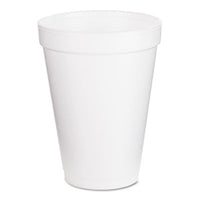 Dart® Foam Drink Cups, 12 oz, White, 25/Pack Cups-Hot/Cold Drink, Foam - Office Ready