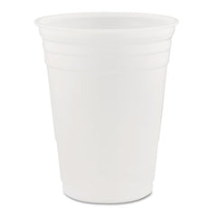 Dart® Conex® Translucent Plastic Cold Cups, 16 oz, 50/Sleeve, 20 Sleeves/Carton