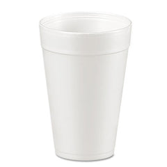 Dart® Foam Drink Cups, 32 oz, White, 25/Bag, 20 Bags/Carton
