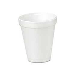 Dart® Foam Drink Cups, 4 oz, 50/Bag, 20 Bags/Carton