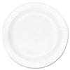Dart® Concorde® Non-Laminated Foam Dinnerware, 9" dia, White, 125/Pack, 4 Packs/Carton Dinnerware-Plate, Foam - Office Ready