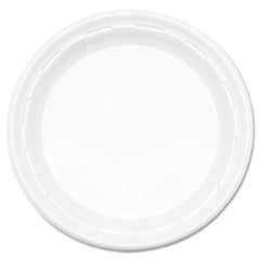 Dart® Famous Service® Impact Plastic Dinnerware, Plate, 9", White, 125/Pack, 4 Packs/Carton