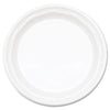 Dart® Famous Service® Impact Plastic Dinnerware, Plate, 9", White, 125/Pack, 4 Packs/Carton Plates, Plastic - Office Ready