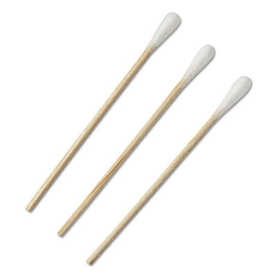 Medline Non-Sterile Cotton Tipped Applicators, Wood, 3