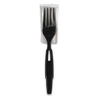 Dixie® SmartStock® Wrapped Heavy-Weight Cutlery Refill, Fork, Black, 960/Carton Utensils-Disposable Fork - Office Ready