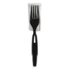 Dixie® SmartStock® Wrapped Heavy-Weight Cutlery Refill, Fork, Black, 960/Carton Utensils-Disposable Fork - Office Ready