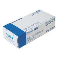 Durable Packaging Premier Foil Pop-Up Foil Sheets, 12 x 10.75, 500/Box, 6 Boxes/Carton Food Wrap-Aluminum Foil - Office Ready