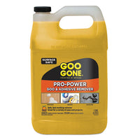 Goo Gone® Pro-Power® Cleaner, Citrus Scent, 1 gal Bottle Gum/Wax Removers - Office Ready