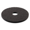 Boardwalk® Stripping Floor Pads, 15" Diameter, Black, 5/Carton Scrub/Strip Floor Pads - Office Ready
