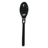 WeGo Spoon WeGo PS, Spoon, Black, 1000/Carton Disposable Soup Spoons - Office Ready