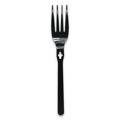 WeGo Fork WeGo PS, Fork, Black, 1000/Carton Disposable Forks - Office Ready