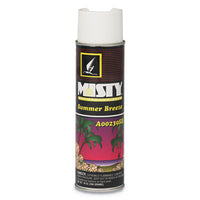 Misty® Handheld Air Deodorizer, Summer Breeze, 10 oz Aerosol Spray, 12/Carton Aerosol Spray Air Freshener/Odor Eliminators - Office Ready