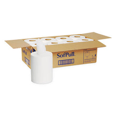 Georgia Pacific® Professional SofPull® CenterPull Perforated Paper Towels, 7.8" x 14.8", White, 225/Roll, 8 Rolls/Carton