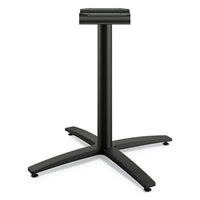 HON® Between™ Seated Height Bases, 26.18w x 29.57h, Black Communal-Work & Training Table Bases/Legs - Office Ready