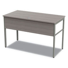 Linea Italia® Urban Series Desk Workstation, 47.25" x 23.75" x 29.5", Ash