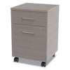 Linea Italia® Urban Mobile File Pedestal, Left or Right, 2-Drawers: Box/File, Legal/A4, Ash, 16" x 15.25" x 23.75" File Cabinets-Vertical Pedestal - Office Ready