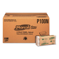 Marcal PRO™ 100% Recycled Folded Paper Towels, 1-Ply, 10 1/8