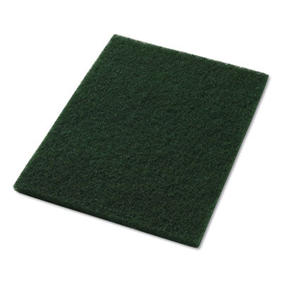 Americo® Scrubbing Pads, 14 x 20, Green, 5/Carton Scrub/Strip Floor Pads - Office Ready