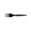 Dixie® Plastic Cutlery, Heavy Mediumweight Forks, Black, 1,000/Carton Utensils-Disposable Fork - Office Ready
