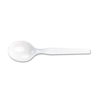 Dixie® Plastic Cutlery, Heavy Mediumweight Soup Spoon, 1,000/Carton Utensils-Disposable Soup Spoon - Office Ready