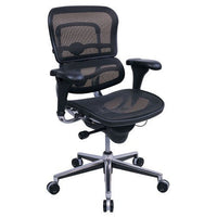 Eurotech Seating Ergohuman Collection High Back Ergonomic Chair in Black Mesh Chairs/Stools-Office Chair - Office Ready