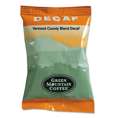 Green Mountain Coffee® Vermont Country Blend® Coffee Fraction Packs, 2.2oz, 50/Carton Beverages-Decaffeinated Coffee, Fraction Pack - Office Ready