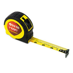 Great Neck® ExtraMark™ Tape Measure, 1" x 25ft, Steel, Yellow/Black