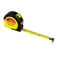 Great Neck® ExtraMark™ Tape Measure, 5/8" x 12ft, Steel, Yellow/Black