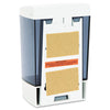 Impact® ClearVu® Plastic Soap Dispenser, 46 oz, 5.5 x 4.25 x 8.5, White Soap Dispensers-Liquid, Manual - Office Ready