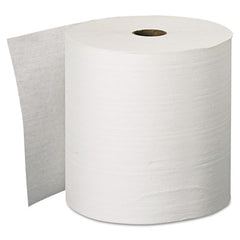 Scott® Essential™ Plus Hard Roll Towels, 1.5" Core, 8" x 600 ft, White, 6 Rolls/Carton