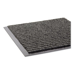 Crown Needle-Rib™ Wiper/Scraper Mat, Polypropylene, 48 x 72, Gray