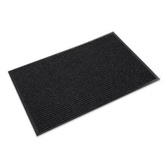 Crown Needle-Rib™ Wiper/Scraper Mat, Polypropylene, 48 x 72, Charcoal