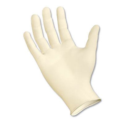 Boardwalk® Powder-Free Synthetic Examination Vinyl Gloves, Medium, Cream, 5 mil, 1,000/Carton Exam Gloves, Vinyl - Office Ready