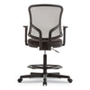 Alera® Everyday Task Stool, Fabric Seat, Mesh Back, Supports Up to 275 lb, 20.9" to 29.6" Seat Height, Black Chairs/Stools-Drafting & Task Stools - Office Ready
