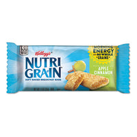 Kellogg's® Nutri-Grain® Soft Baked Breakfast Bars, Apple-Cinnamon, Indv Wrapped 1.3 oz Bar, 16/Box Cereal Bars - Office Ready