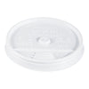 Dart® Plastic Lids for Cups, Fits 12 oz to 24 oz Hot/Cold Foam Cups, Sip-Thru Lid, White, 100/Pack, 10 Packs/Carton Cup Lids-Hot Cup - Office Ready