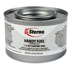 Sterno® Handy Fuel® Methanol Gel Chafing Fuel, 6.7 oz, Two-Hour Burn, 72/Carton