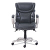 SertaPedic® Emerson Task Chair, Supports Up to 300 lb, 18.75" to 21.75" Seat Height, Gray Seat/Back, Silver Base Chairs/Stools-Office Chairs - Office Ready