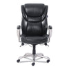 SertaPedic® Emerson Executive Task Chair, Supports Up to 300 lb, 19" to 22" Seat Height, Black Seat/Back, Silver Base Chairs/Stools-Office Chairs - Office Ready