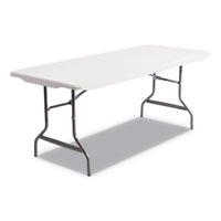 Alera® Resin Banquet Folding Table, Square Edge, 72w x 30d x 29h, Platinum Tables-Folding & Utility Tables - Office Ready