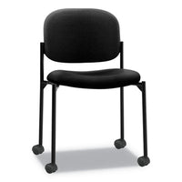 HON® VL606 Stacking Guest Chair without Arms, Supports Up to 250 lb, Black Chairs/Stools-Folding & Nesting Chairs - Office Ready