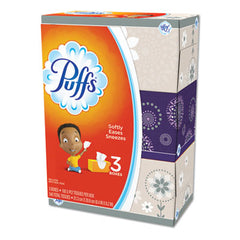 Puffs® Facial Tissue, 2-Ply, White, 180 Sheets/Box, 3 Boxes/Pack, 8 Packs/Carton
